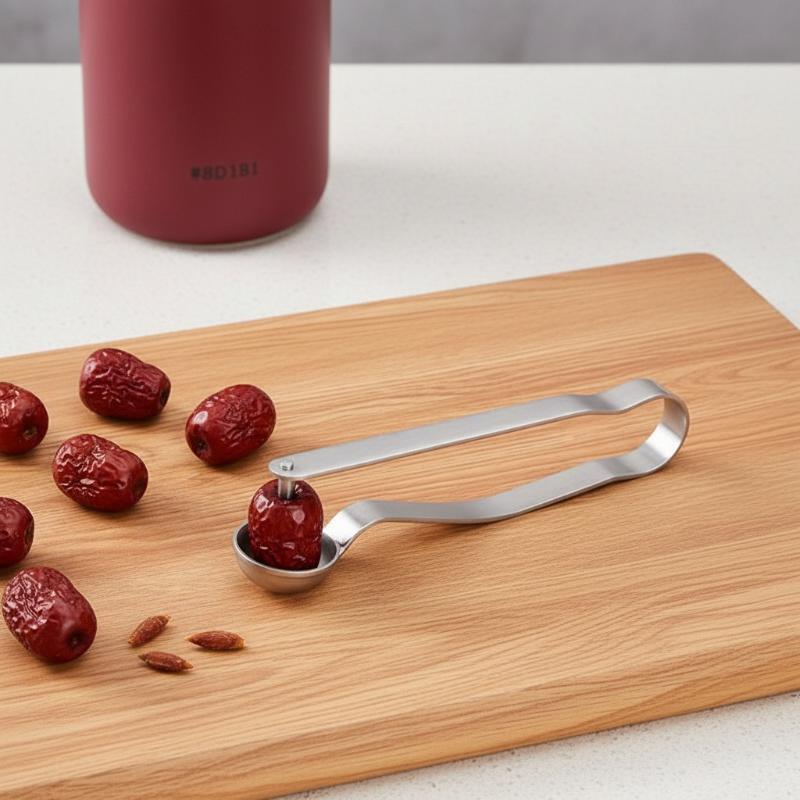 Kitchen Gadgets Tools - Stainless Steel Red Date Pitter Tool–Seed