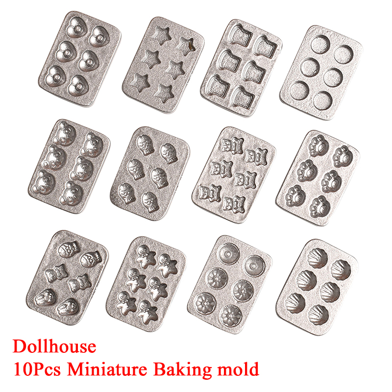 Silicone Mold Baking - 10pcs Doll House Miniature Mini Cake