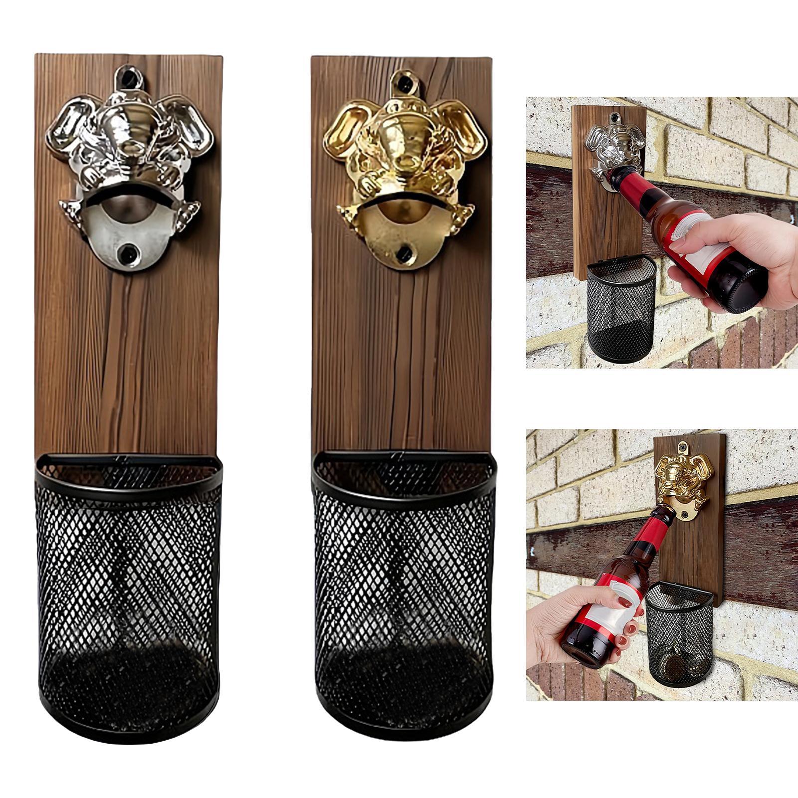 Kitchen Gadgets For Gifts - Magnetic Bottle Opener with Cap Collector