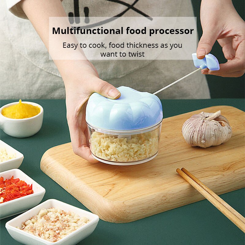 Kitchen Gadgets Blender - 1pc Blue/Pink Manual Garlic Masher Hand