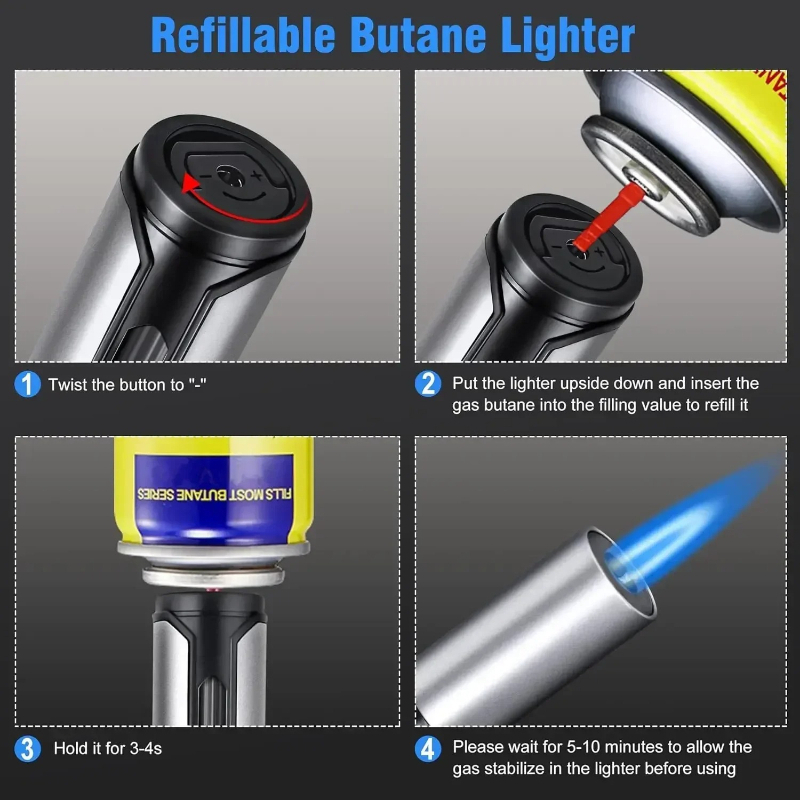 Metal Pen-Style Torch Lighter  - Kitchen Gadgets For Gifts recension och pris