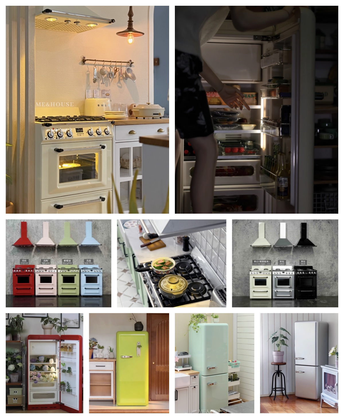 1/6 Modern Miniature Kitchen F - Kitchen Gadgets Small recension och pris