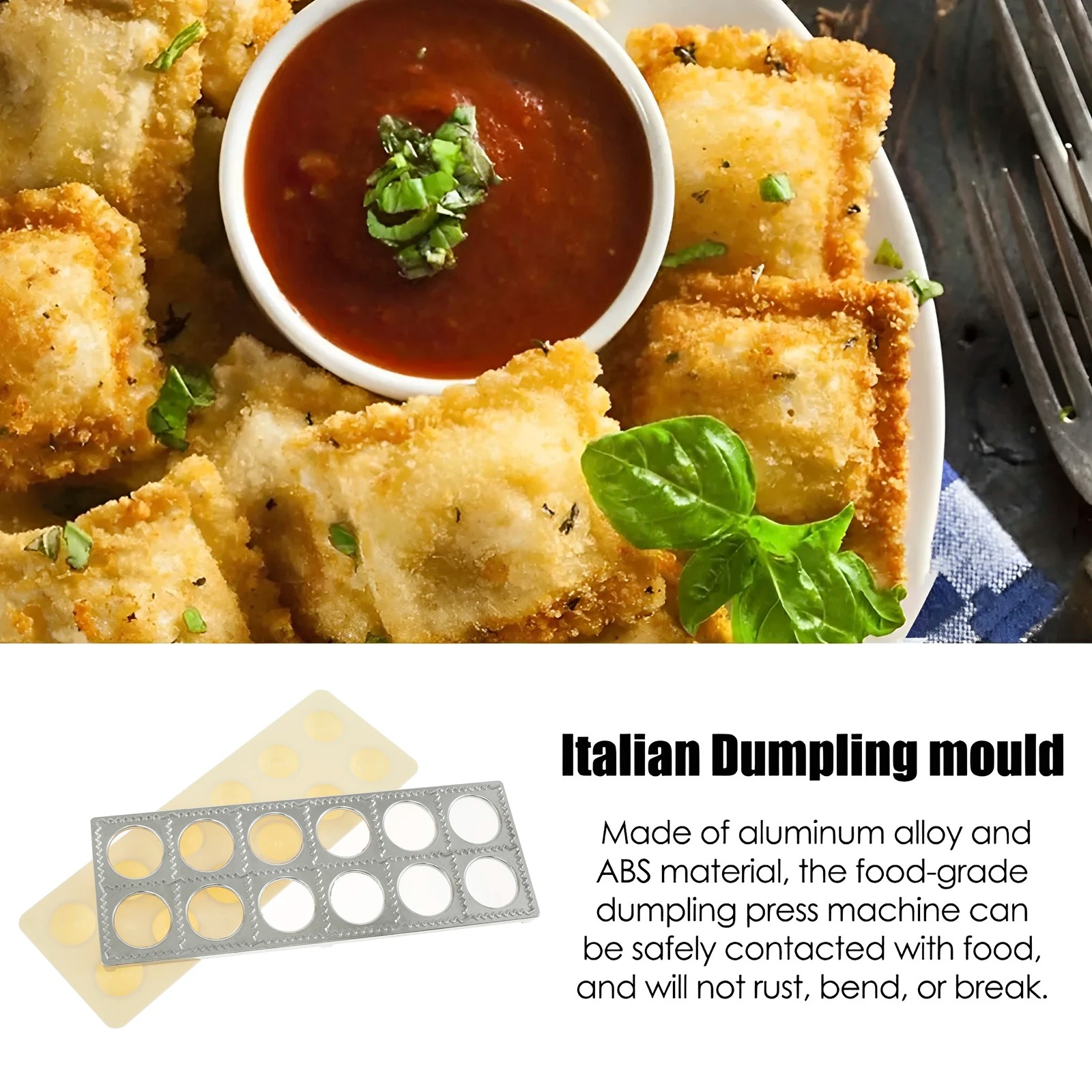 Dumpling Mold 12 Holes Ravioli - Kitchen Gadgets You Need recension och pris