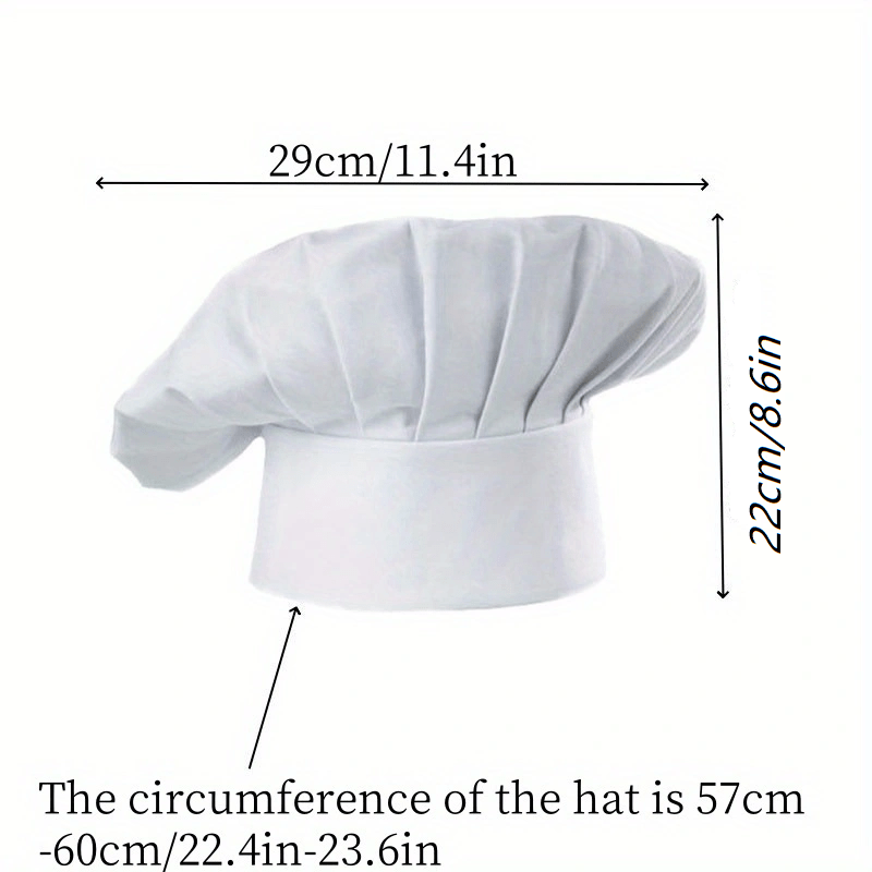 3pcs Chef Hat Adult Adjustable - Kitchen Gadgets You Need recension och pris