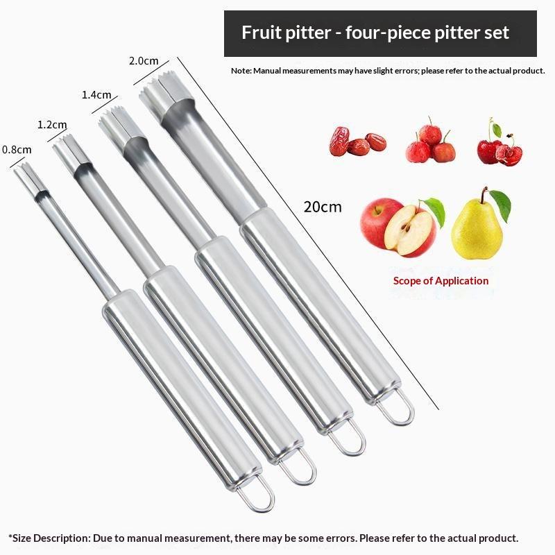 4pcs Fruit Core Remover Cutter - Kitchen Gadgets Tools recension och pris