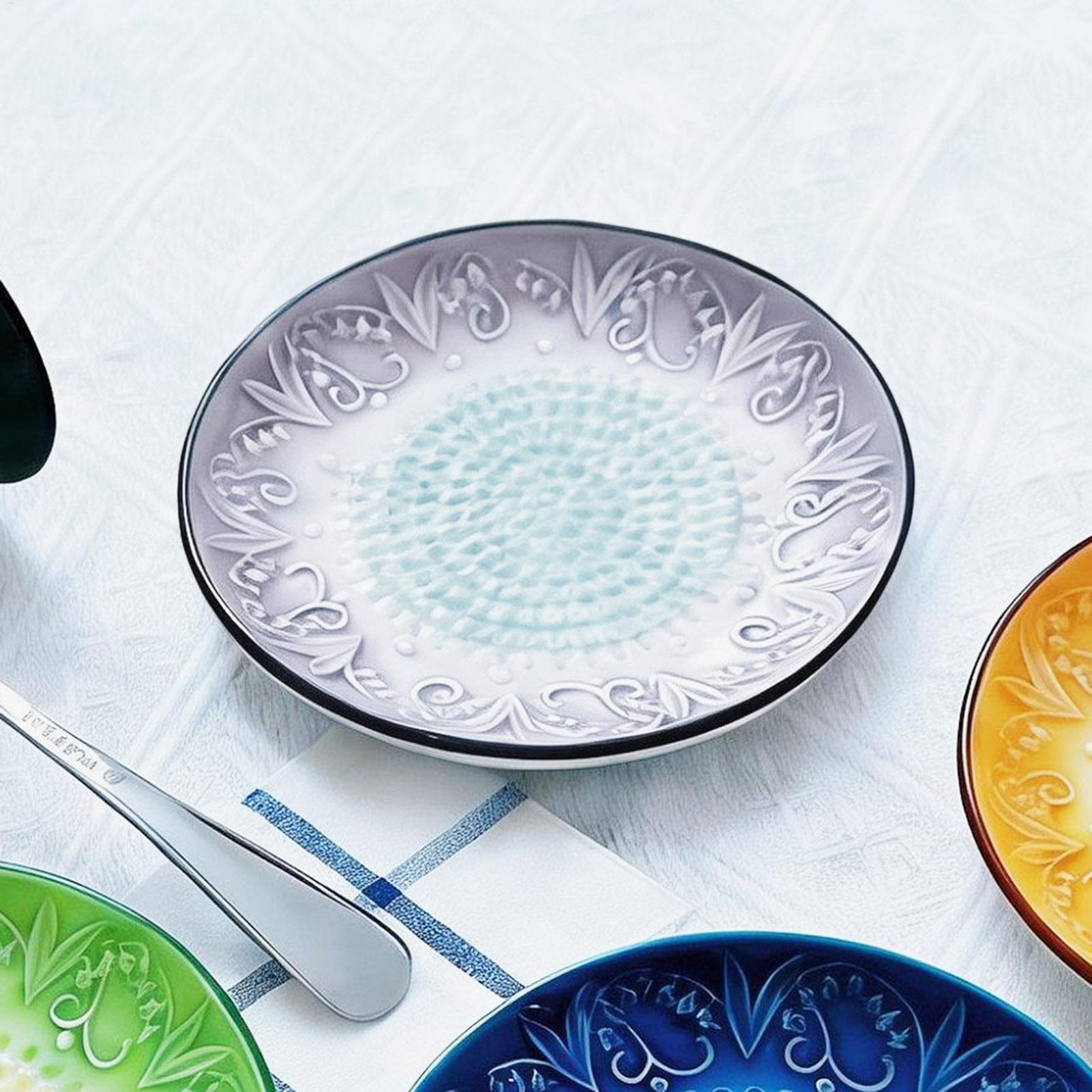 Garlic Grater Plate Ceramic Ha - Kitchen Gadgets In Spanish recension och pris