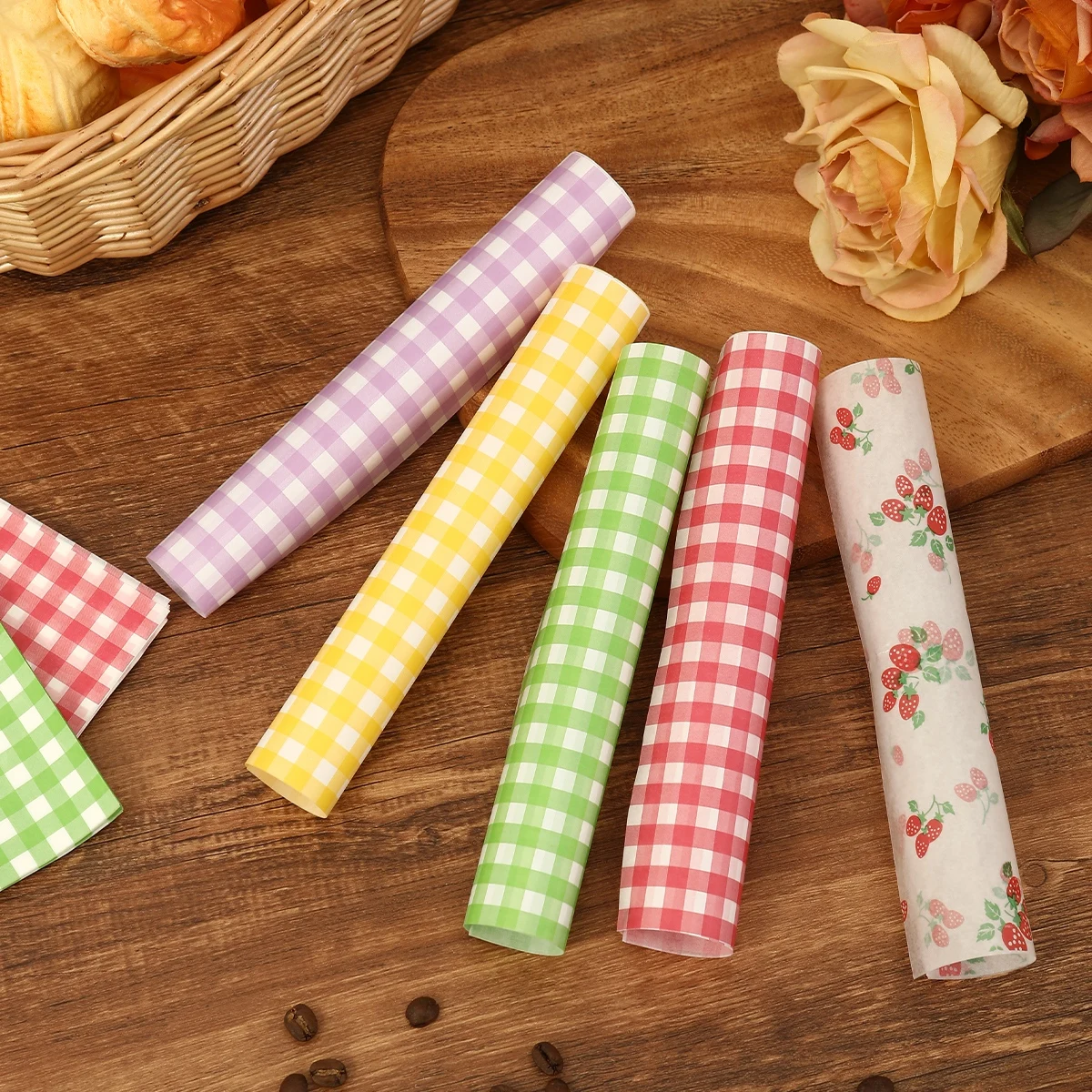 50Pcs Oilproof Wrapping Paper  - Kitchen Gadgets For Gifts recension och pris