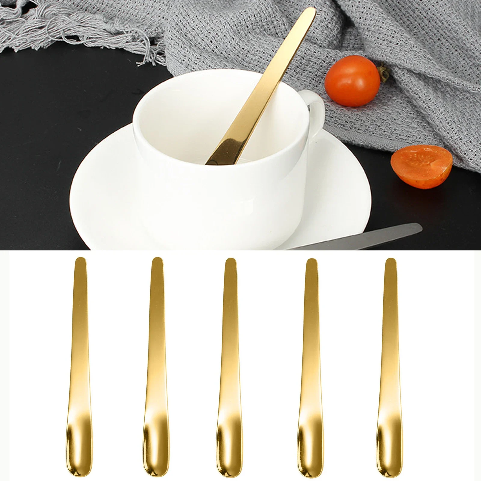 5PCS Coffee Spoon Stainless St - Kitchen Gadgets Blender recension och pris