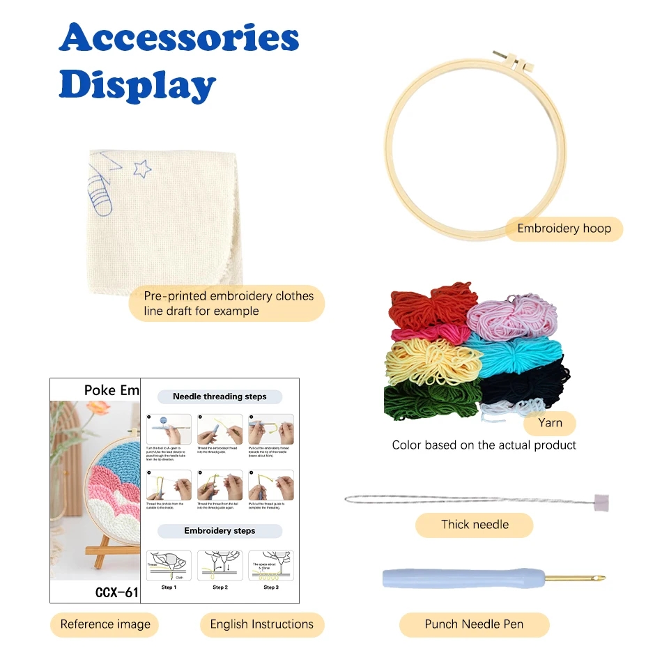 20x20cm Punch Needle Embroider - Kitchen Gadgets Crossword recension och pris
