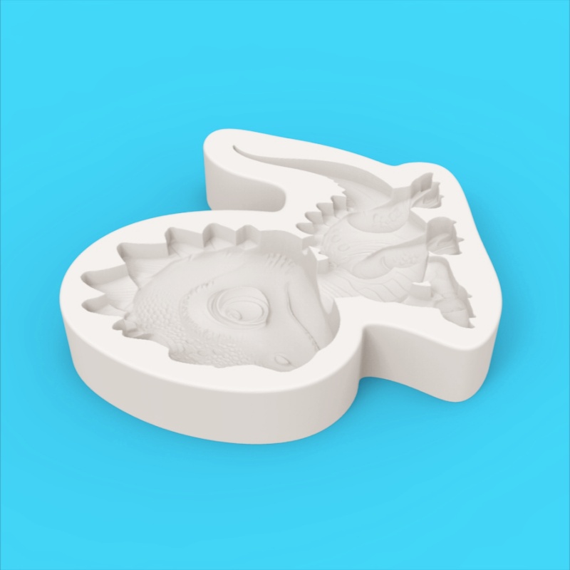 【Cute Little Dinosaur Silicone - Silicone Mold Baking recension och pris