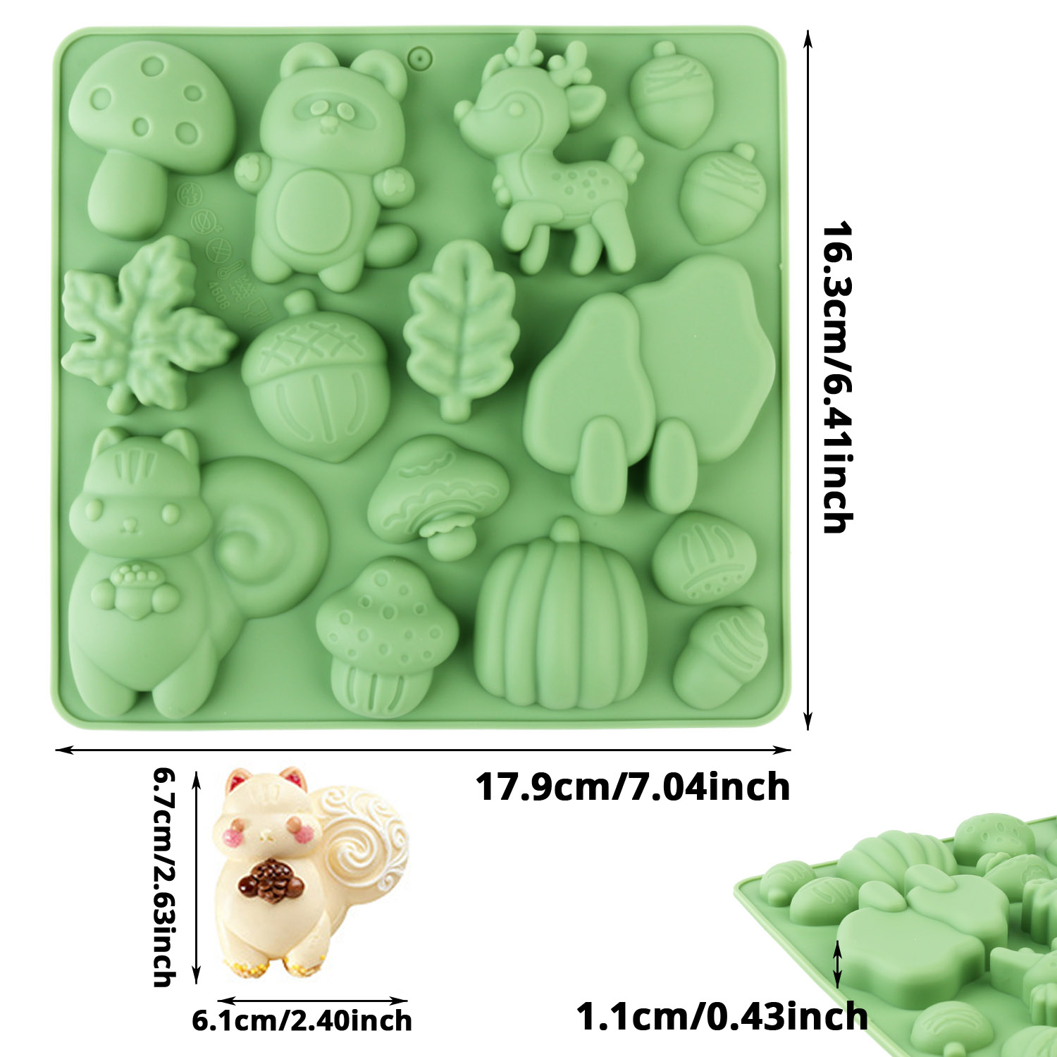 1 Silicone Cake Mold in the Sh - Silicone Mold Baking recension och pris