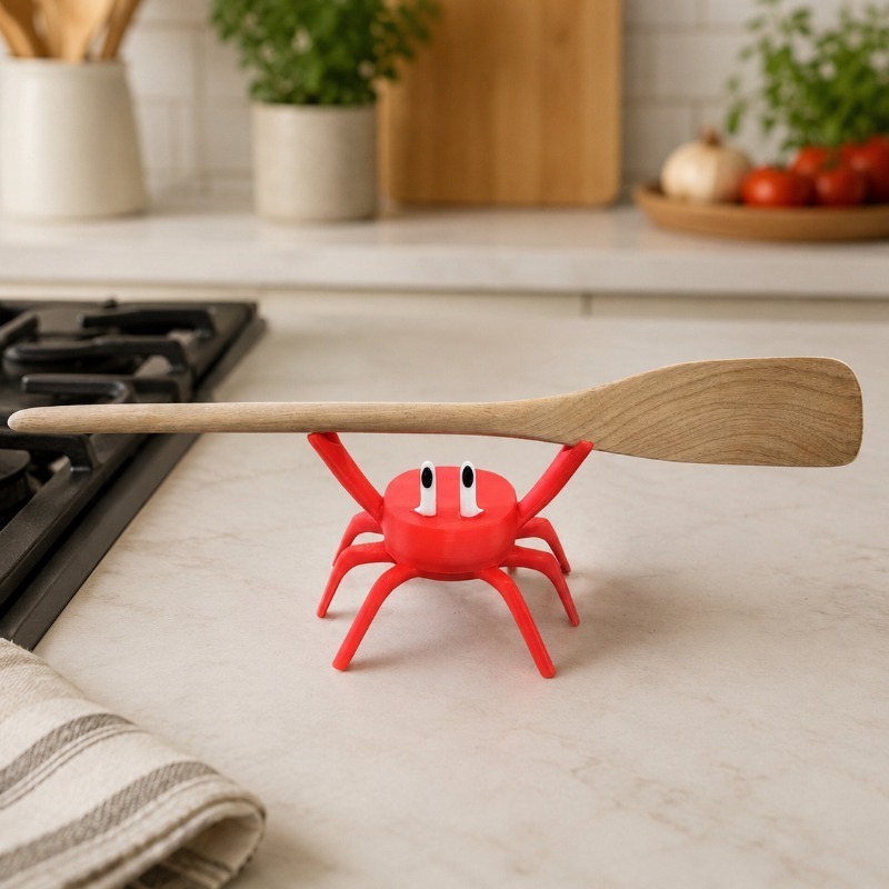 Red Crab Spoon Rest, Cute Crab - Kitchen Gadgets For Gifts recension och pris