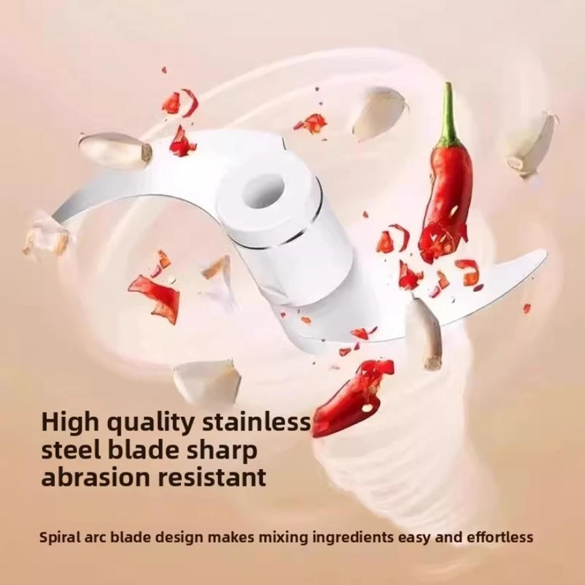 1PC Electric Garlic Chopper Mi - Kitchen Gadgets Blender recension och pris