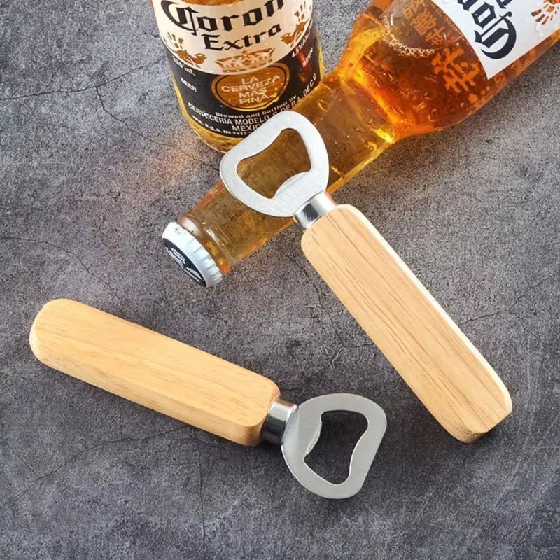 Stainless Steel Wooden Bottle  - Kitchen Gadgets For Gifts recension och pris