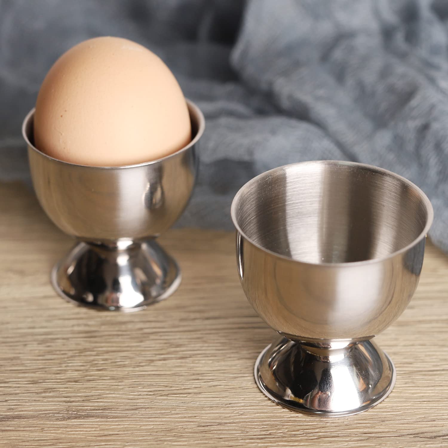 Stainless Steel Egg Cups Set H - Kitchen Gadgets For Gifts recension och pris