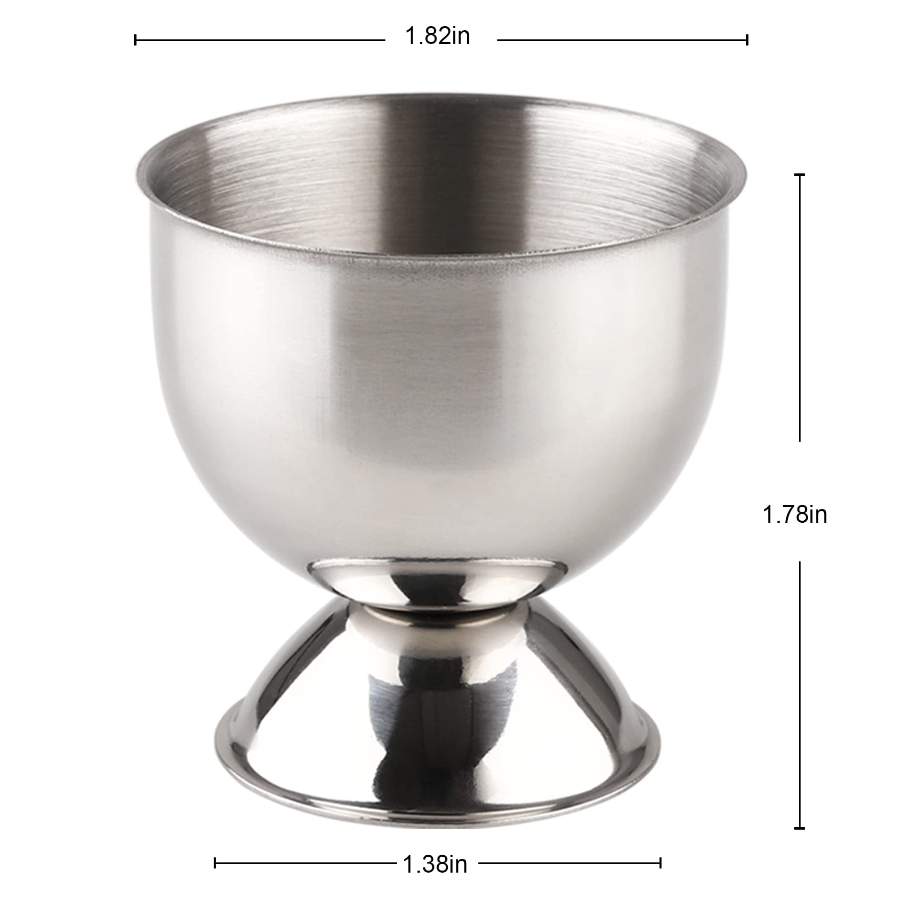 Stainless Steel Egg Cups Set H - Kitchen Gadgets For Gifts recension och pris