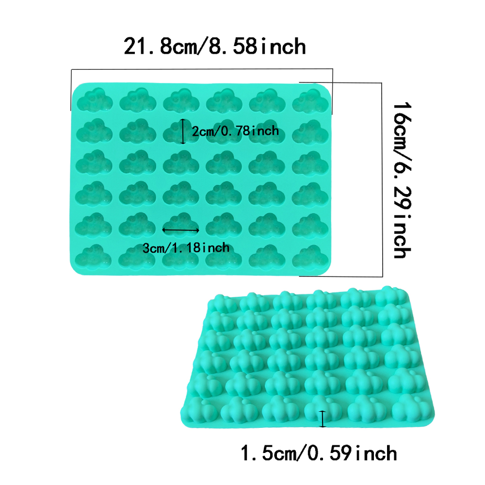 1pc 36 cavity cloud shaped cho - Silicone Mold Baking recension och pris