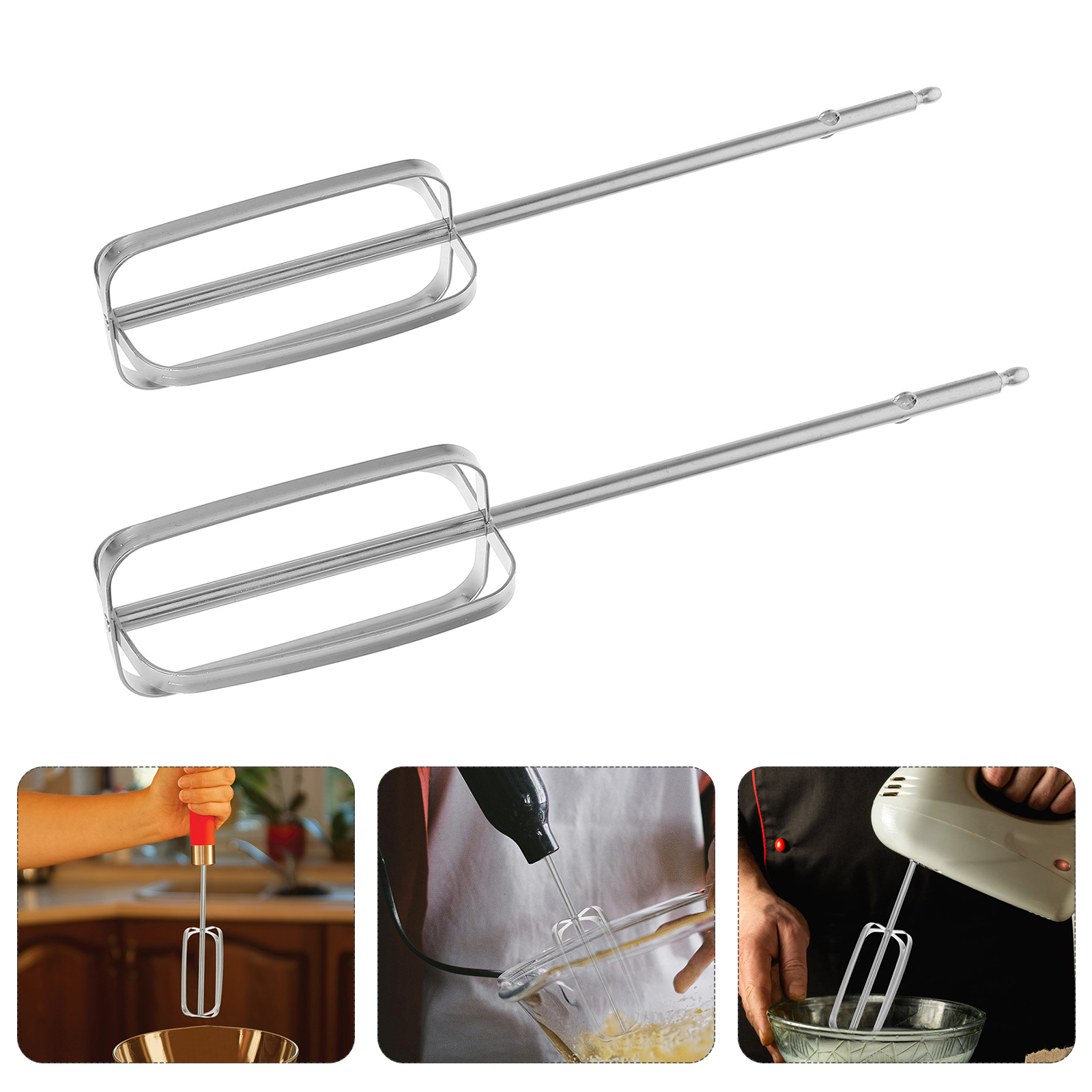 2 Pcs Stainless Steel Hand Mix - Kitchen Gadgets Blender recension och pris