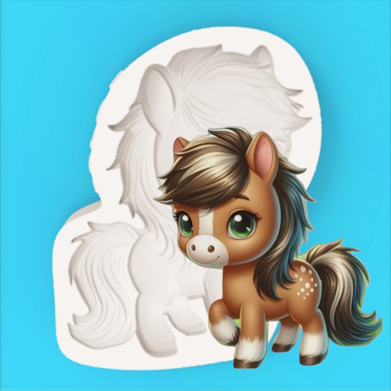 ​ ​ Healing-Themed Little Pony - Silicone Mold Baking recension och pris